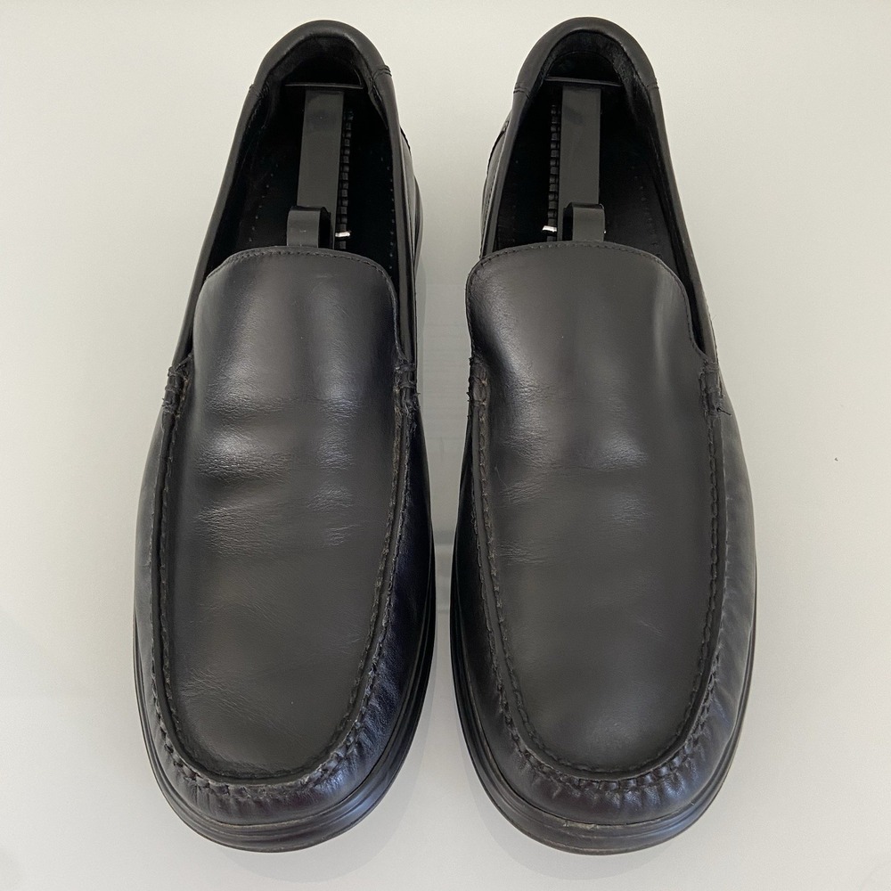 Cole Haan Loafers Men's Size 10M Black Leather Slip On Shoes C12405 EUC